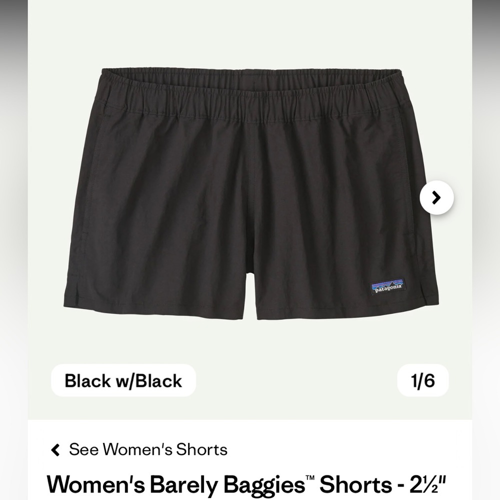 NWT Patagonia Barely Baggies 2.5 Inch Shorts - Picture 5 of 9